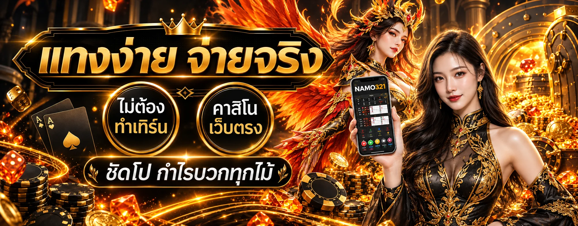 โปรโมชั่น NAMO321 ฝากรับสิทธิ์และการจ่ายอัตโนมัติ